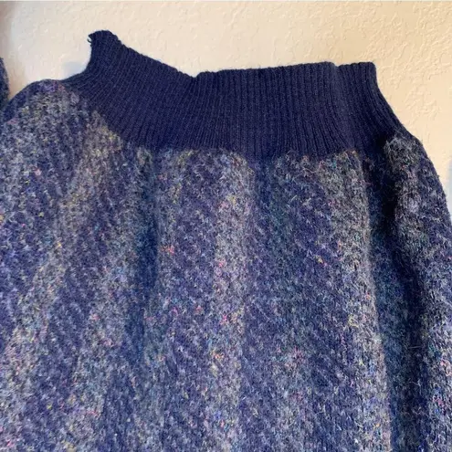 Vintage Wool Blend Striped Grandpa Sweater Size XL