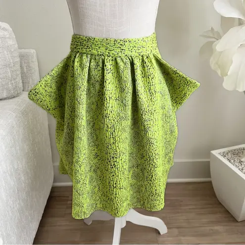 Vivienne Westwood Bright Yellow Green Mini Skirt