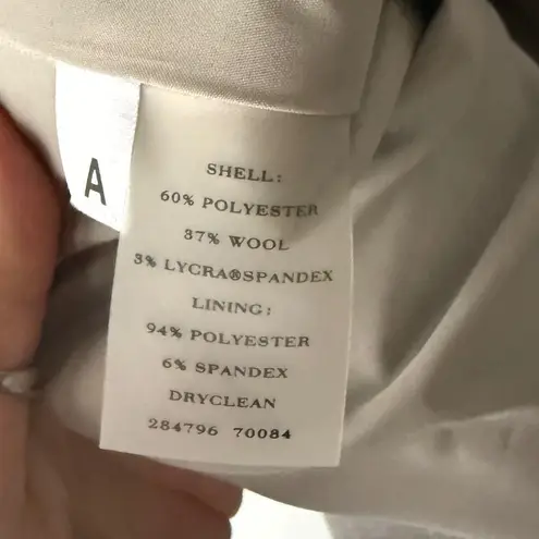 Ann Taylor  16P Womens Brown Tweed Blazer Pants Suit Set Career Office Wool Blend