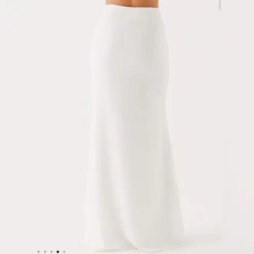Peppermayo NWT - Parker Linen Maxi Skirt - White