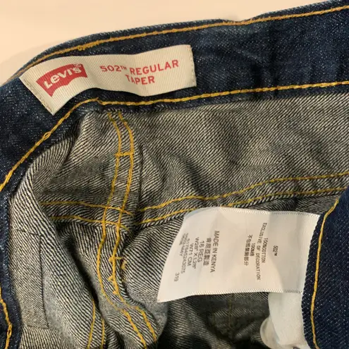 Levi's  502 Regular Taper Distressed Jeans Size 16