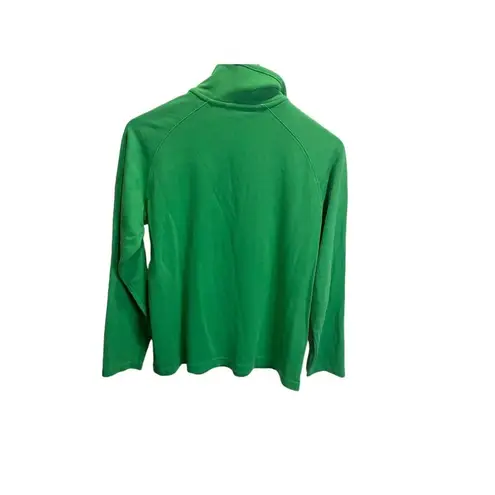 Lady Irish Notre Dame Fighting Irish Jacket Womens XL Green 1/4 Zip Lightweight