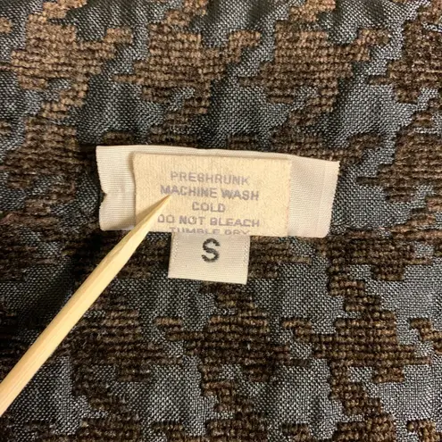 Habitat  Jacket Womens Small Textured Artsy Buttons‎ Collar Lagenlook Made in USA - Image 3