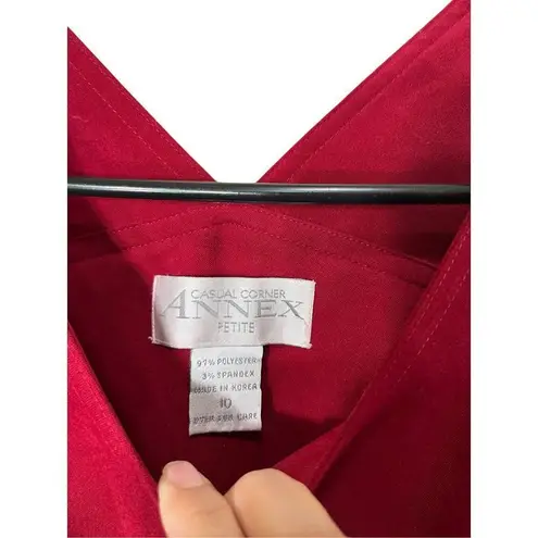 Vintage Casual Corner Annex Red Maxi Jumper Dress Size 10