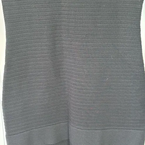 Rolo & Ale Bodycon Midi Black Stretch Long Sleeve Full Back Zip Party Holiday