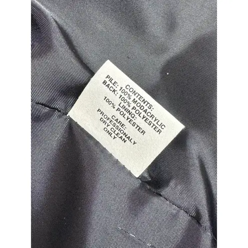 Candela Indigo Faux Fur Mahala Vest Size Medium SIZE LARGE