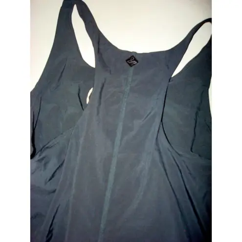 prAna New Womens NWT S Barton Dress Coal Gray Bra Tank Zip Pockets Nice Casual