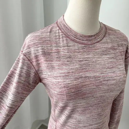 Lululemon  Close To Crossing Long Sleeve Rulu Space Dye Camo Plumful Smoky Blush