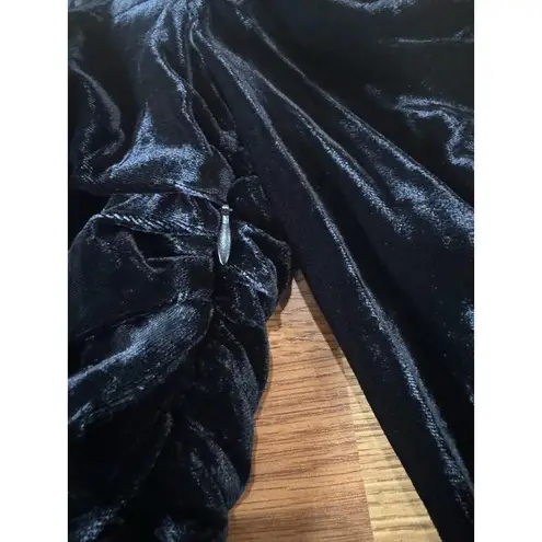 Veronica Beard classic black Toki velvet mini dress size 4