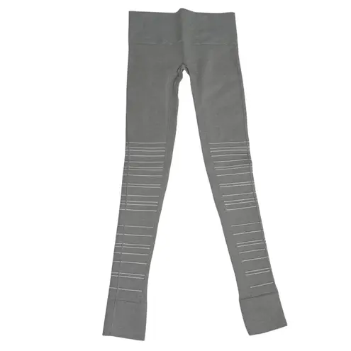 Blanqi Hipster Cuffed Leggings in Dove Gray Small
