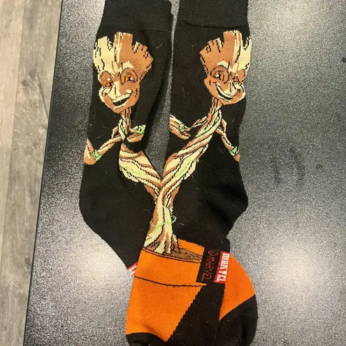 Marvel Bundle of 5 Pairs of Groot Socks One Size Fits Most High Socks