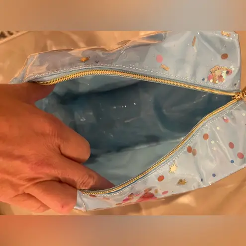 Packed Party NWT celebrate every day confetti vanity cosmetic bag. Blue