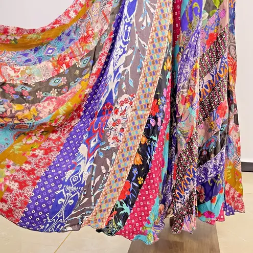 Johnny Was $585 NWOT Treble Bias Floral Sleeveless Maxi Dress S Multicolor