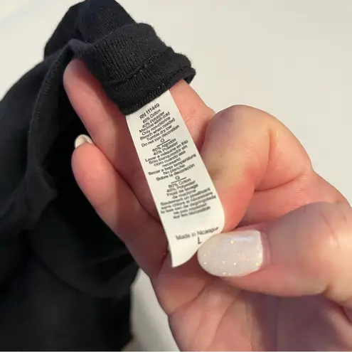 Fanatics Alabama Womens SZ Large Black Fitted Short Sleeve Shirt Roll Tide NEW