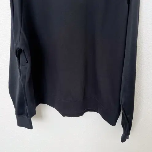 Nike [] Black Silver Icon Clash 1/4 Zip Swoosh Logo Pullover Sweatshirt NWT Sz XL