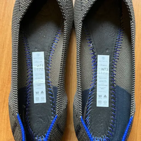 Rothy's RARE Walnut Python Point Flats