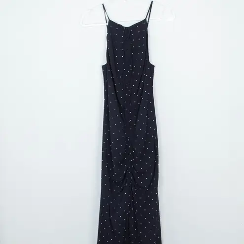 Alice McCALL Oscar Ruched Polka Dot Midi Dress Women's Size 6