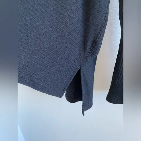 Free People Movement Black Can’t Handle This Turtleneck Ribbed Shirt Size M Size M