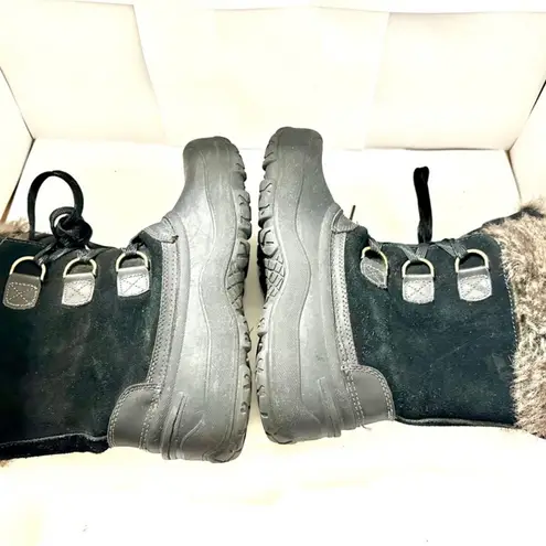 Khombu Mid-Calf Black Boots for Women Size 9 M