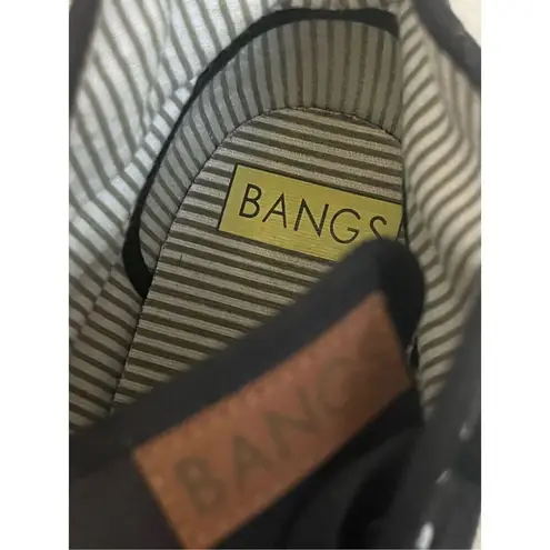 Bangs Canvas High Top Solar System Shoes M/8.5 W/10 Black