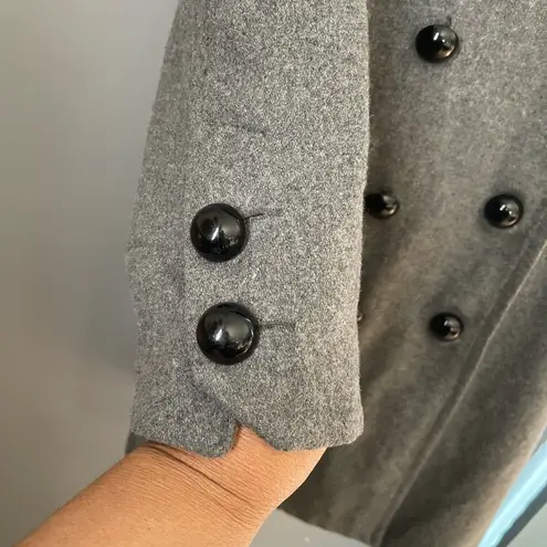 Forever 21 Gray Wool Pea Coat Timeless Style