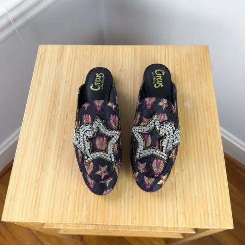 Circus by Sam Edelman Pelham Fuchsia Mules Slip On Loafers Size 9 1/2 Goth