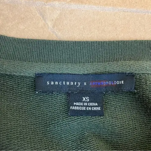 Anthropologie  x Sanctuary Camo Fleece Sweatshirt