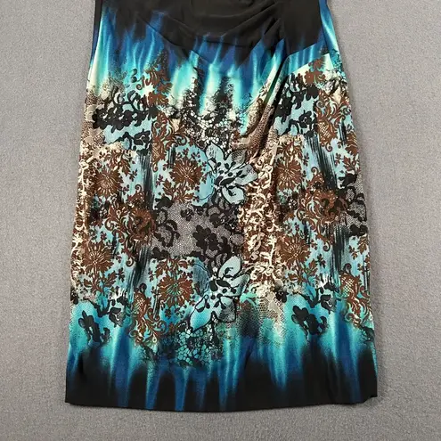 Connected Apparel Vtg Connected Apparel 6 Round Neck Pullover 3/4 Sleeve Sheath Dress Knee Length