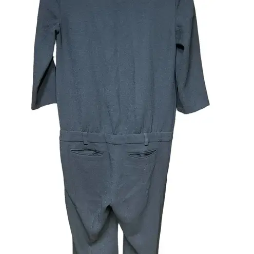 Ba&sh Allure Wrap Front Marine Navy Blue Jumpsuit Size 1 / US Small