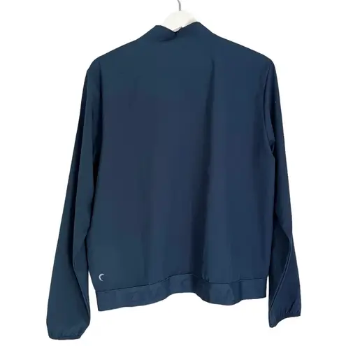 Zyia Women’s Chill Note Full Zip Lightweight Jacket Navy Blue Size Medium