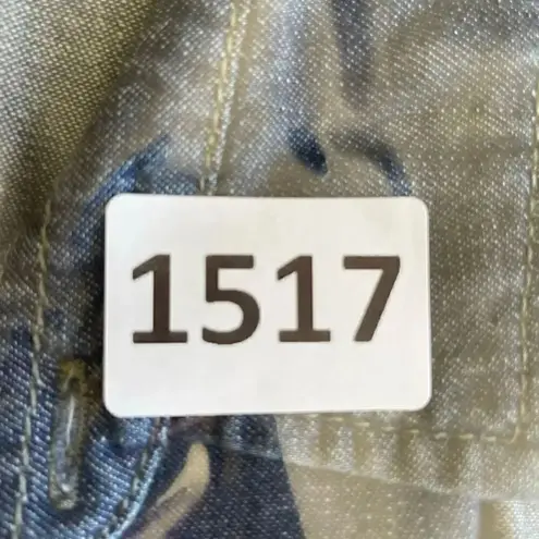 Clockhouse Denim Soft Button-Down Long Sleeves Blue Front Pocket Shirt M #1517