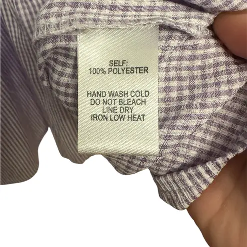 Lulu's Picnic Perfect Lavender Gingham Tiered Babydoll Dress