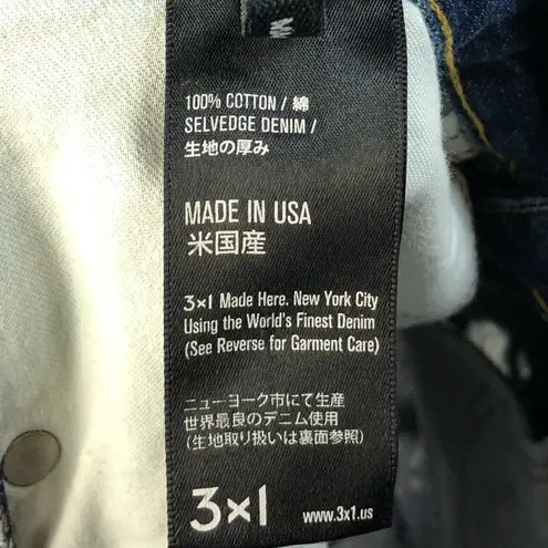 3x1 NYC Dark Blue Distressed Denim Cut Off Shorts 29