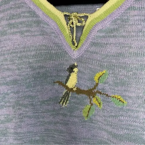 Storybook Knits Bird Song Symphony Sweater Tank Top Large