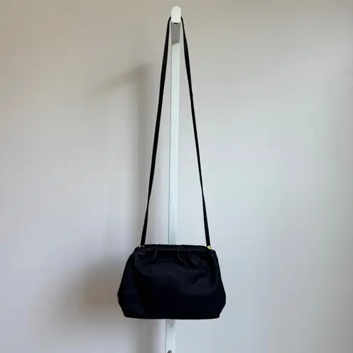 Maraolo Italy Vintage Black Suede Leather Shoulder Bag Designer Purse