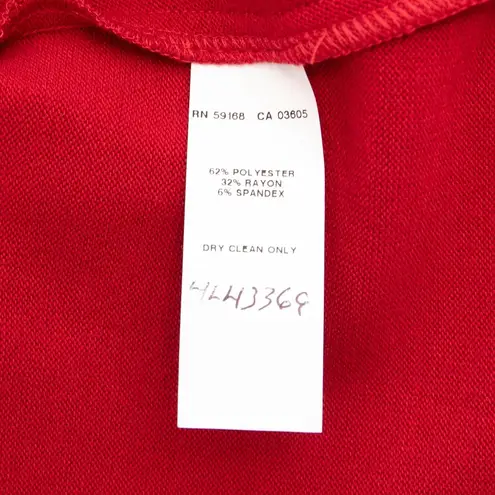 Karen Kane  Women's Red‎ Turtleneck Sweater Dress Size Small