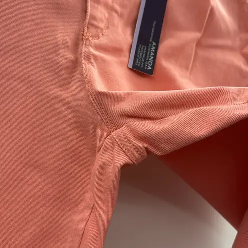 Gloria Vanderbilt NWT Amanda Coral High Rise Tapered Jeans Women’s Size 10