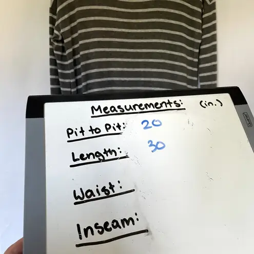 A pea in the pod maternity sweater gray striped knit top women's size small