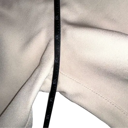 3.1 Phillip Lim Ivory Twill Tailored Side Slit Wide Leg High Rise Ankle Pants 0