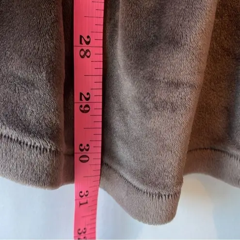 SKIMS Velour Buttoned Stretch Pajama Top Shirt Brown Size undefined