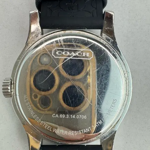 Coach  Maddy Stainless Steel Silver Black Wrist Watch