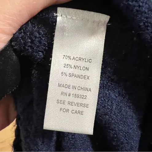 Central Park West Navy Blue Holmes Knit Jumpsuit XS