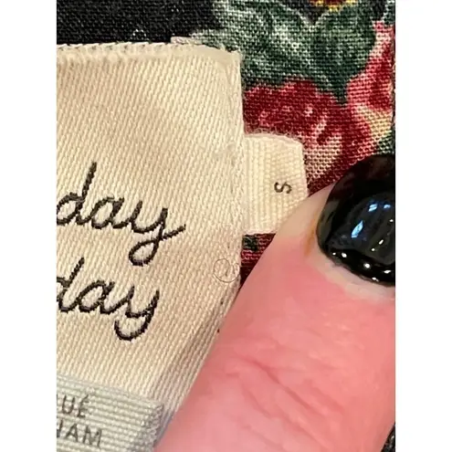 Saturday Sunday Black And White Knit Shawl Collar Open Sweater Shacket Size S