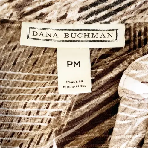 Dana Buchman Sleeveless Top MP Snake Skin Print Lightweight Stretch