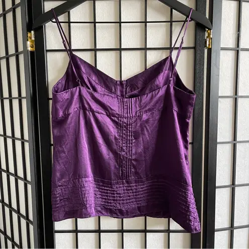 BCBG MAXAZRIA Women’s Y2K Purple Satin Cami Size Medium