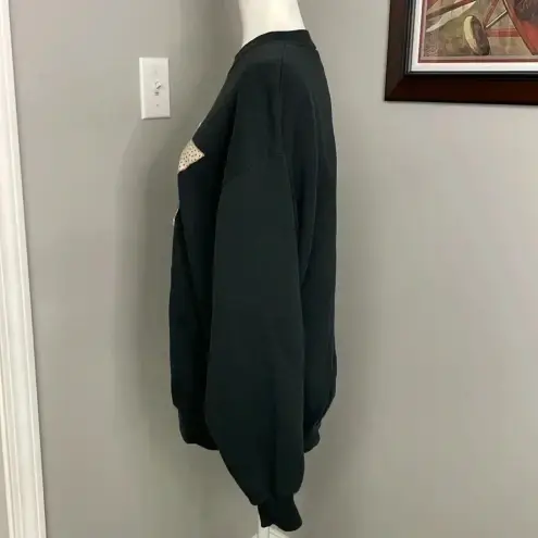 Jerzees VTG Christmas Sweatshirt Womens  XL Angel Halo Ornament Holidays USA