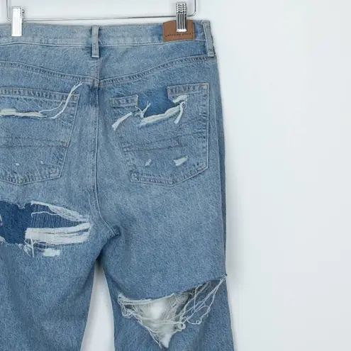 American Eagle  Boyfriend 90s Boyfriend Distressed Denim Jeans Size 6R