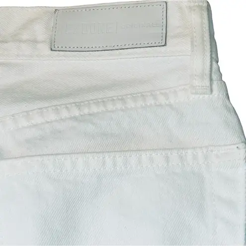 RE/DONE Womens High Rise Stovepipe Ankle Jeans White Size 26