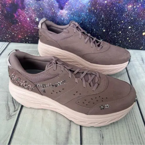 Hoka One One * Anthropologie Vibrant Bloom Bondi L Running Shoes Men 14 Women 15