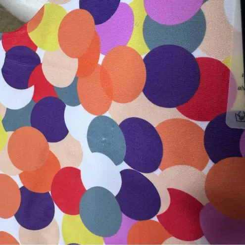 Relleciga NWT Polka Dot High-Leg V-Neck One Piece Swimsuit - Med